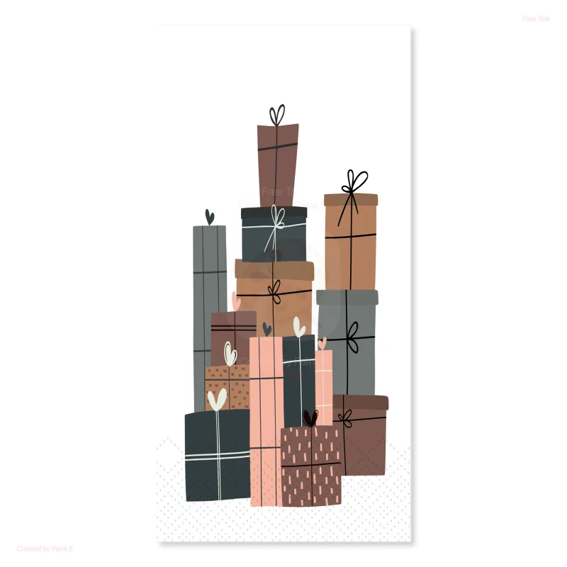 Servietėlė su dovanomis — L20/W10 cm 16 vnt.