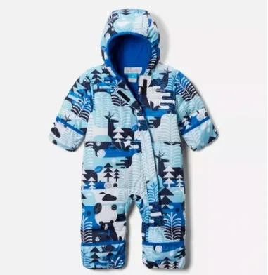 Columbia Snuggly Bunny Bunting pūkinis vaikiškas žieminis kombinezonas 56 dydis · 1